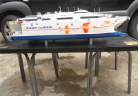 customized model of 85m WAVE PIERCING CATAMARAN